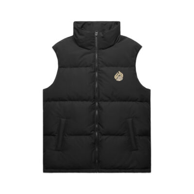 Mens Ignite Puffer Vest - Ecru Thumbnail