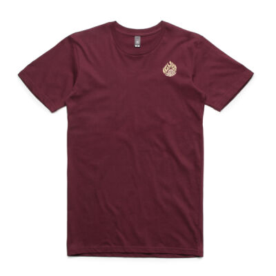 Womens Ignite Tee - Burgundy  Thumbnail