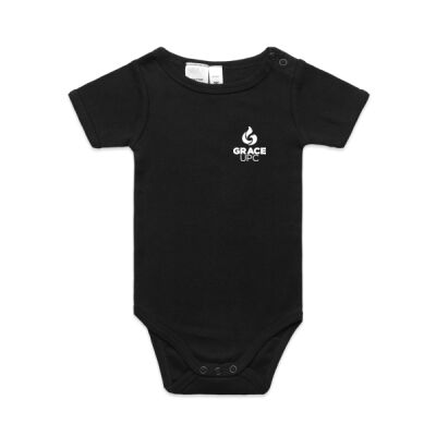 Baby Onesie Black - GraceUPC Thumbnail